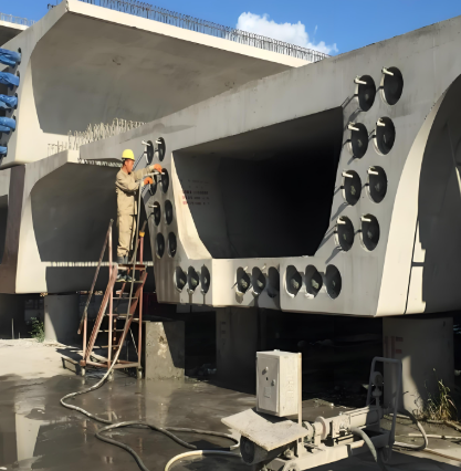 比如压浆料施工流程及注意事项